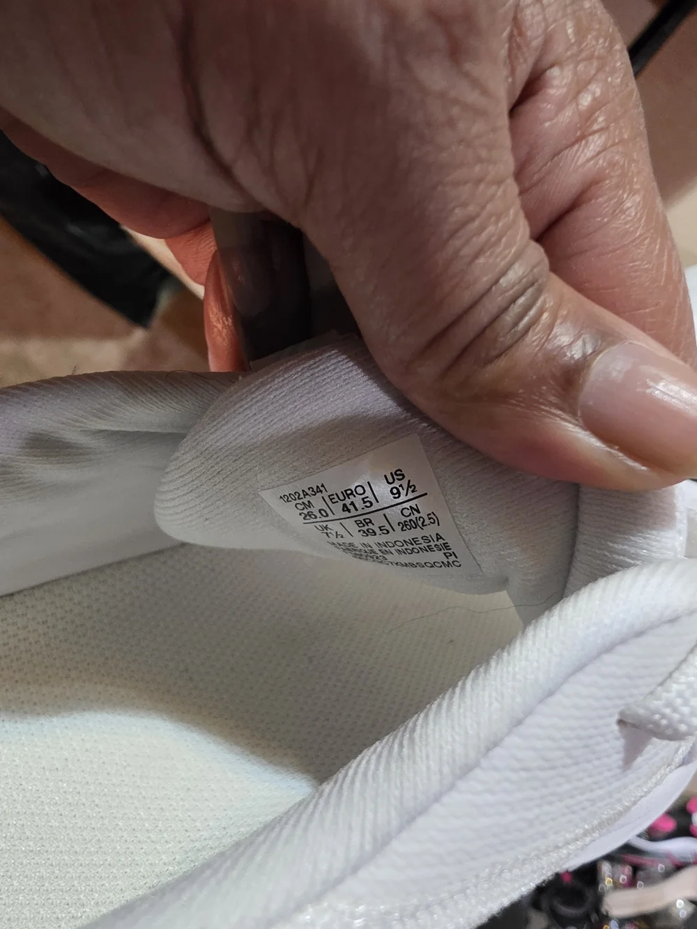 Asics Women's All-White Knit Running Sneakers